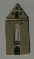 Bebenhausen: Wand mit Giebel von vorne